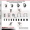 Service Caster 3 Inch 316SS Black Polyurethane Swivel Top Plate Caster Set Total Lock Brake SCC SCC-SS316TTL20S314-PPUB-BLK-4 - alternate 4
